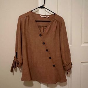 Soft surroundings blouse, free beauty gift with purchase!